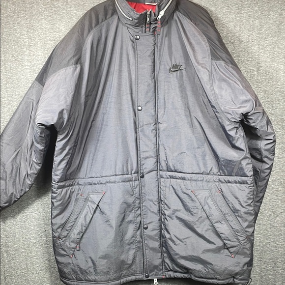 Men’s Nike Gray and Black Winter Parka Jacket
